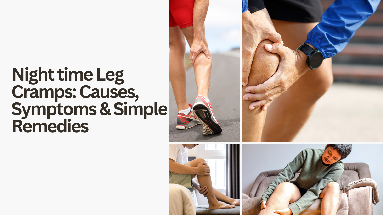 Nighttime leg cramps causes and remedies