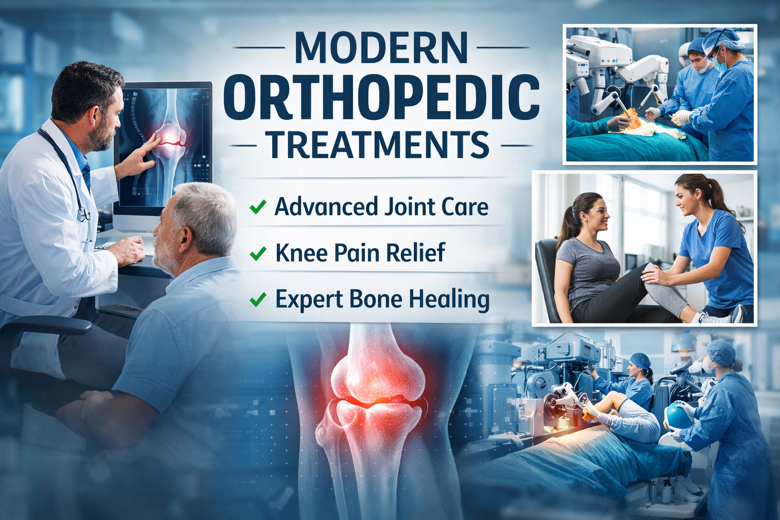 Best orthopedic treatment, joint pain treatment, knee pain relief, and expert bone care services with advanced technology and rehabilitation.