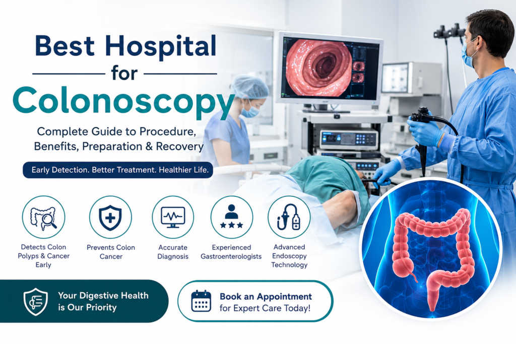 Best Hospital for Colonoscopy using advanced endoscopy technology for colorectal cancer screening and digestive health.