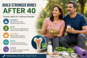 Healthy lifestyle habits for stronger bones after 40